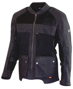 Merlin Mahala D3O Raid Explorer Faded Black Motorcycle Jacket New - Picture 1 of 2