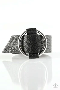 Paparazzi Bracelet- Simply Stylish- Black buckle - Bild 1 von 1