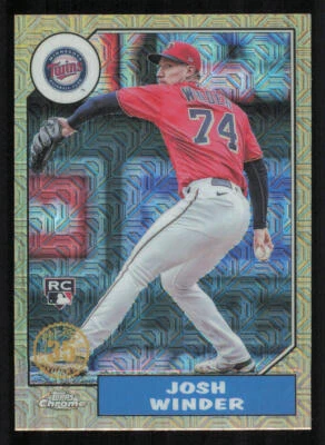 2022 Topps Update '87 Topps Silver Pack Chrome #T87C48 Josh Winder - Image 1 of 2