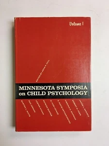 Minnesota Symposia on Child Psychology Volume 1 John Hill 1967 Hardcover HC DJ - Bild 1 von 3