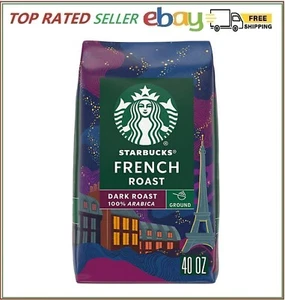 Starbucks Dark French Roast Ground Coffee, 40 oz. - Picture 1 of 5