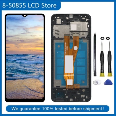Pantalla LCD Pantalla Táctil Digitalizador Marco Para Samsung Galaxy A03 Core A032F A032M Foto 1 de 4