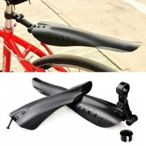 2pcs Mountain Bike Cycling MTB Mudguard Mud Guard Bicycle Fender Front Rear Tyre - Picture 1 of 15