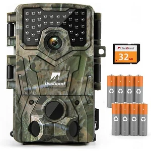 24MP 30FPS Trail Camera with Night Vision Motion Activated with 32GB SD Card UK - Picture 1 of 12