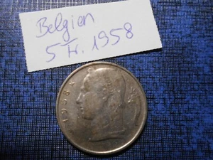 5 Francs 1958 - Belgien alte Währung Münzen Kleingeld Umlaufmünzen - Bild 1 von 2