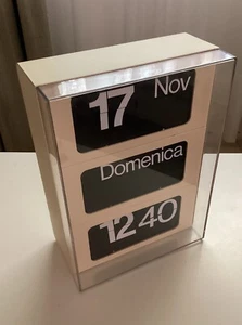 SOLARI UDINE SPA DATOR V WANDUHR MIT KALENDER. ITALIEN. AIRPORT DESIGN - Bild 1 von 11