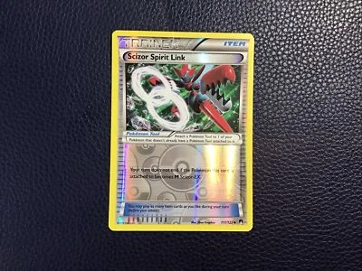 Scizor Spirit Link XY Phantom Forces Pokemon Trainer  Reverse Holo, Rare - Image 1 of 4