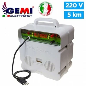 Electric fence energiser 220 Volts 5 km for electric fences Gemi Elettronica  - Picture 1 of 3