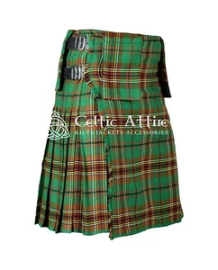 Scottish Traditional Tara Murphy Tartan 8 Yard KILT With Detachable Pockets - Picture 1 of 5