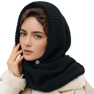 Cappello berretto passamontagna berretto collo unico caldo da esterno sciarpa fai da te ╏ - Foto 1 di 20