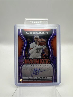 2024-25 Panini Obsidian Basketball FOTL Daniel Gafford Magmatic Auto /49 - Image 1 of 4