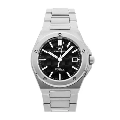 IWC Ingenieur Steel Auto 40mm Bracelet Watch Black Dial IW3289-01 - Image 1 of 4