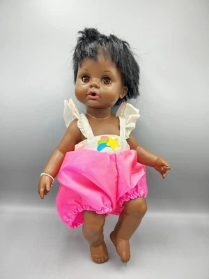 Muñeca bebé afroamericana negra Ideal Toy Corp 1971 Foto 1 de 4