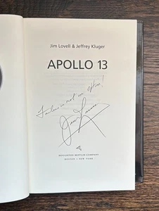 Apollo 13 by Jim Lovell & Jeffrey Kluger, SIGNED by Jim Lovell Hardcover - Picture 1 of 2