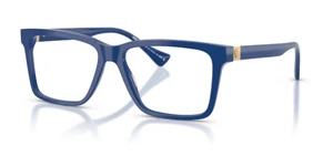 Versace 0VE3328 5450 Dark blue Rectangle 58mm Men's Eyeglasses - Picture 1 of 5