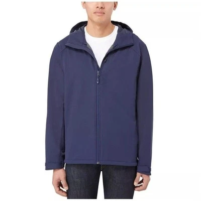 Kirkland Men’s 4-Way Stretch Softshell Water Wind Resistant Jacket Navy Size L - Image 1 of 4