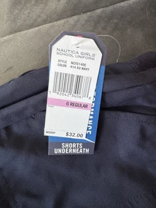 New W Tags Nautica Girls Skort Navy Size 6 Comfort - Picture 1 of 3