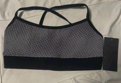 NWT Nux Botánic Bra Crown Blue, Magenta Grey Daze Small Microfiber Nylon & Spand - Image 1 of 4