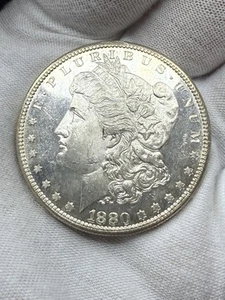 1880 S Morgan Silber Dollar, Stempelglanz, Prooflike, PL. A30 - Bild 1 von 4