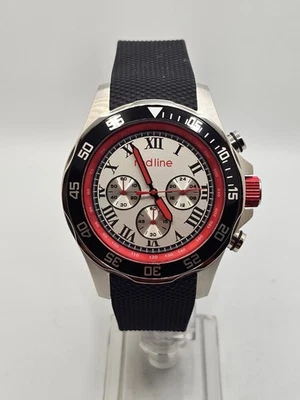 Reloj cronógrafo deportivo de cuarzo Redline By SWI para hombre RL-60024 detalles rojos como nuevo🔥👀 Foto 1 de 4