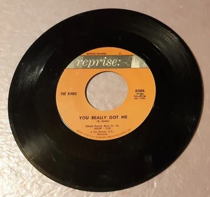 Kinks You Really Got Me/It's All Right by Reprise Records 7" Vinyl Record 45rpm - Foto 1 di 2