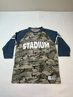Camisa Raglán Garth Brooks Stadium Tour Unisex M Camuflada Manga 3/4 Camiseta Gráfica Foto 1 de 4