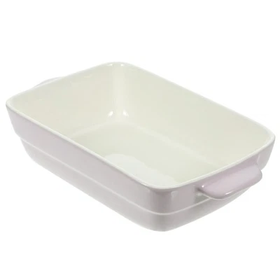  2 stücke Praktische Ofen Kuchen Pan Keramik Backschale Rechteckige Grillplatte - Bild 1 von 4