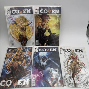 Grimm Fairy Tales Presents Coven 1 To 5  Zenescope Jamie Tyndall - Picture 1 of 4