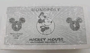 Monopoly Mickey Mouse 75th Anniversary Brettspiel 2004 Ersatzgeld versiegelt - Bild 1 von 6
