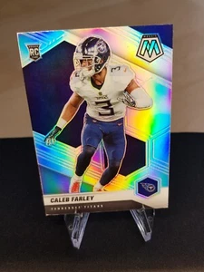 Panini 2021 Mosaic - Caleb Farley - #345 - Rookie Silver - Tennessee Titans - Bild 1 von 2