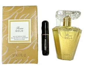 AVON Rare Gold Eau de Parfum 50ml - 1.70 fl.oz WITH TRAVEL SPRAY - Picture 1 of 1