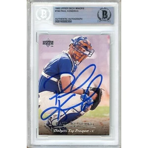 Paul Konerko Auto 1995 Upper Deck Minors #194 LA Dodgers Autograph Card Beckett - Picture 1 of 5