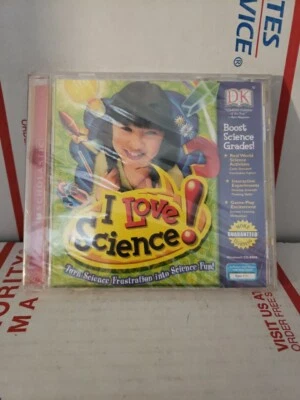 I Love Science! By Scholastic Ages 7-11 [Windows/Mac CD-Rom] SEALED ~ Shelf137 - Image 1 of 2