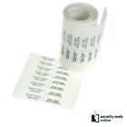 70mm x 12mm Clear Tamper Evident Security Seal VOID Labels Stickers