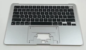 Apple MacBook Air 2022 M2 A2681 13" Palmrest w/ Keyboard Silver Genuine Part - Picture 1 of 2