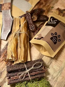 Antler Chew Taster Box For Dogs: Venison treats , chews & XL split Antler Chew - Picture 1 of 5