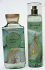 Bath & Body Works Emerald Mist Fragrance Mist Body Spray + Shower Gel Wash Set
