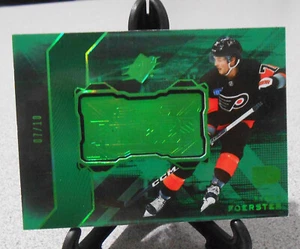 2023-24 SPx Hockey Finite Rookies Green 07/10 Tyson Foerster #F-30 RC Flyers - Picture 1 of 3