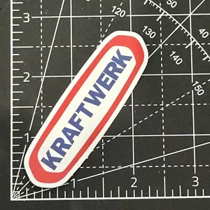 KRAFTWERK German Electronic Band Logo - Vinyl Decal Sticker Bomb KRAUTROCK Pop - Picture 1 of 5