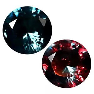 Alessandrite 0,18 ct Fair Rotond (3 x 3 mm) non riscaldata/non trattata cambio colore - Foto 1 di 3