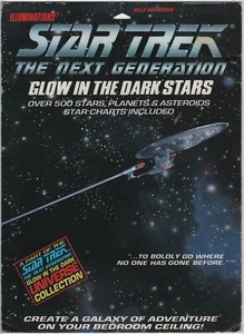 Star Trek The Next Generation Glow In The Dark Stars and Planets 1991 NEW SEALED - Picture 1 of 2