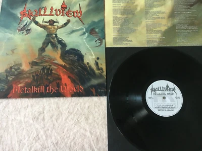 Skullview - Metalkill The World  LP 2010 + BLAZON RITE  Black vinyls  Manowar - Image 1 of 4