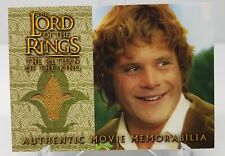 Lord of the Rings Return of the King Authentic Movie Memorabilia Card Sam