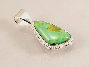 JAY KING DRT STERLING SILVER BEAUTIFUL TURQUOISE  PENDANT - Picture 1 of 3