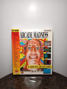 Sealed Vintage 1996 LaserMAC Macintosh Arcade Madness 39 Games CD-ROM PC Game - Picture 1 of 9