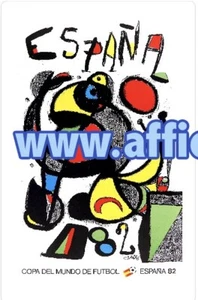 affiche poster espagne 1982 foot - Imagen 1 de 1