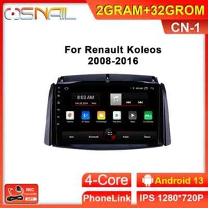 Radio de coche Android automático para Renault Koleos 2008-2016 reproductor de video estéreo GPS navegación - Imagen 1 de 27