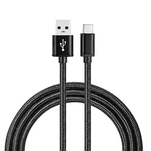 QUALITY FAST Nylon PVC USB Type C For Huawei P10 Plus Sync & Charger Cable - Picture 1 of 6
