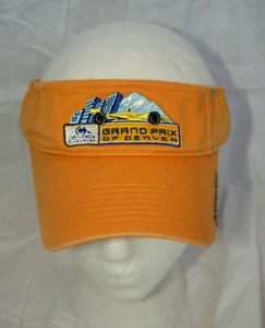 Vtg Shell Oil Denver GP F1 Racing Formula 1 Car Hat Visor Cap New NOS OSFM 2000s - Picture 1 of 3