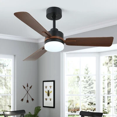 42In Ceiling Fan Light LED Chandelier 6-Speeds Living Room Lamp Remote Control - Image 1 of 4